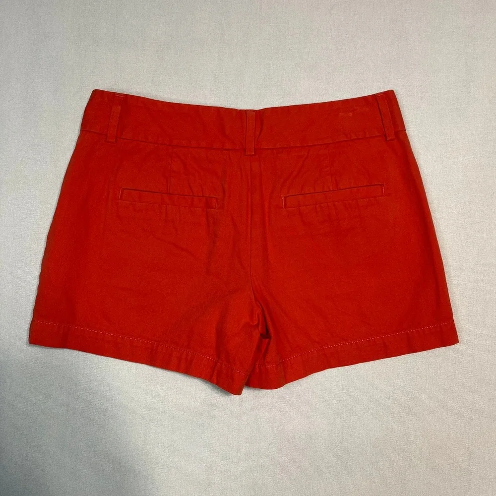Ann Taylor LOFT Orange‎ Shorts Women's Casual Summer Cotton - Size 0